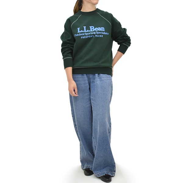 L.L.Bean Japan Edition ���륨��ӡ��� ����ѥ󥨥ǥ������ Portage Crewneck Sweatshirt �ݡ��ơ��� ���롼�ͥå� �������åȥ���� 6475-5139 ��ǥ�����