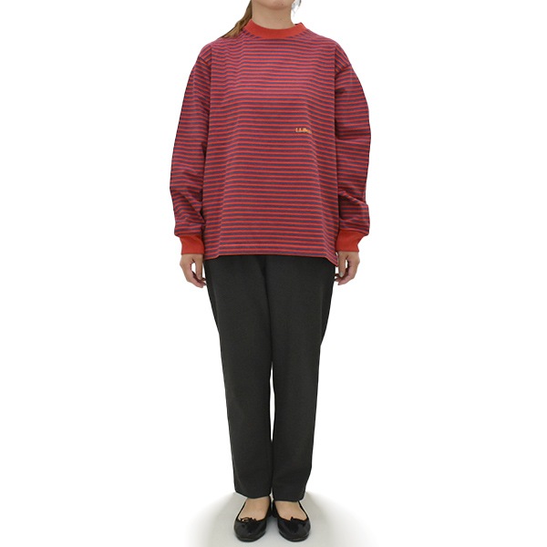 L.L.Bean Japan Edition ���륨��ӡ��� ����ѥ󥨥ǥ������ Union Long-Sleeve Stripe Tee ��˥��� ���󥰥��꡼�� ���ȥ饤�� T����� 6475-5138 ��ǥ�����