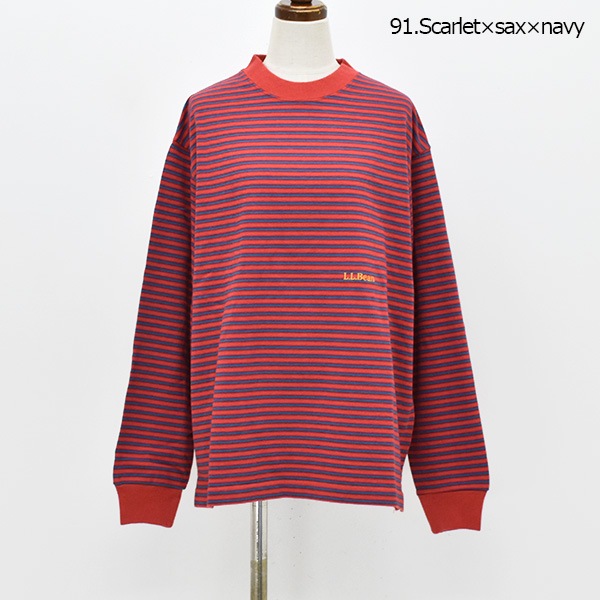 L.L.Bean Japan Edition ���륨��ӡ��� ����ѥ󥨥ǥ������ Union Long-Sleeve Stripe Tee ��˥��� ���󥰥��꡼�� ���ȥ饤�� T����� 6475-5138 ��ǥ�����