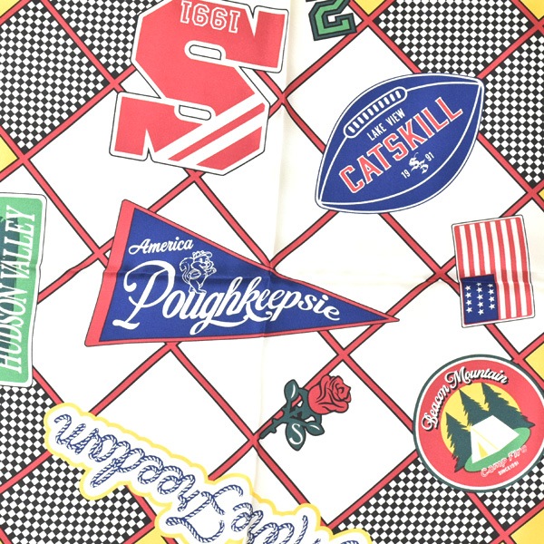 ��25AW��THE SHINZONE ���󥾡��� NEW YORK PATCHES SCARF �˥塼�衼�� �ѥå� �������� 25AMSIT03 ��ǥ�����������̵����