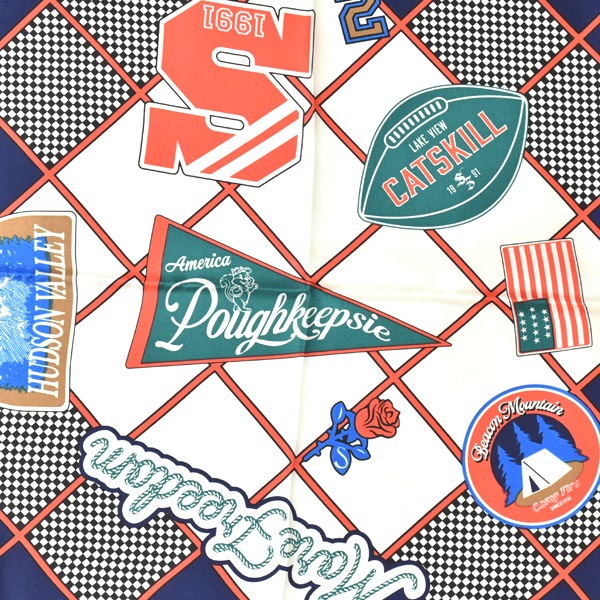 ��25AW��THE SHINZONE ���󥾡��� NEW YORK PATCHES SCARF �˥塼�衼�� �ѥå� �������� 25AMSIT03 ��ǥ�����������̵����