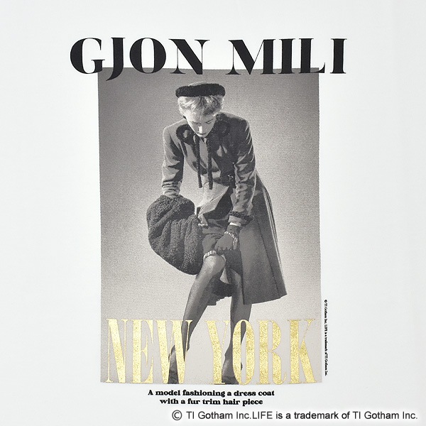 GOOD ROCK SPEED ���åɥ��å����ԡ���LIFE PICTURE COLLECTION �饤��GJON MILI FOIL PRINT LS T-SHIRT �ץ��ȥ���Tee 25LFE206W ��ǥ�����