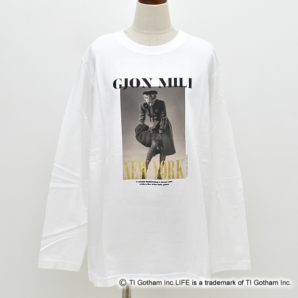 GOOD ROCK SPEED ���åɥ��å����ԡ���LIFE PICTURE COLLECTION �饤��GJON MILI FOIL PRINT LS T-SHIRT �ץ��ȥ���Tee 25LFE206W ��ǥ�����