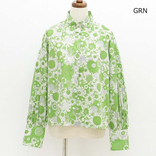 SETTO ���å� ��Хƥ� �Х롼�󥹥꡼�� ���å�������� "LIBERTY BS OKKAKE SHIRT" SLS1000L31 ��ǥ�����������̵����