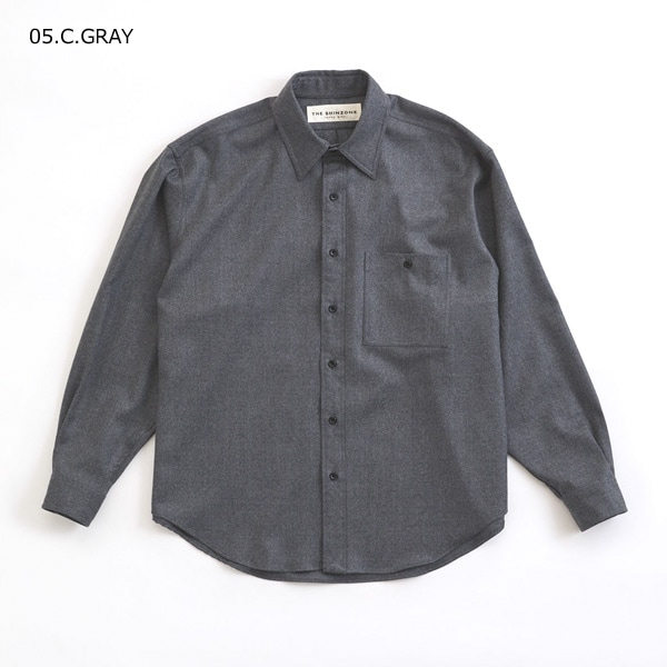��25AW��THE SHINZONE ���󥾡��� WOOL DADDY SHIRT ������ ���ǥ� ����� 25AMSBL05 ��ǥ�����������̵����