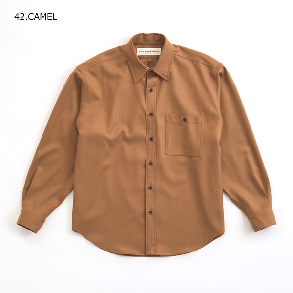 ��25AW��THE SHINZONE ���󥾡��� WOOL DADDY SHIRT ������ ���ǥ� ����� 25AMSBL05 ��ǥ�����������̵����