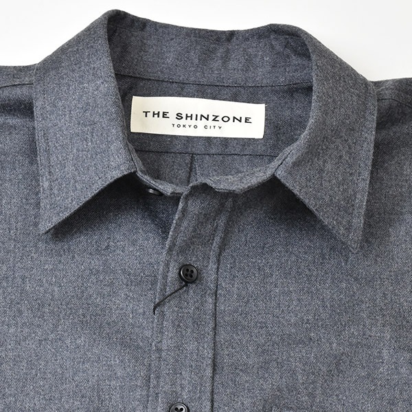 ��25AW��THE SHINZONE ���󥾡��� WOOL DADDY SHIRT ������ ���ǥ� ����� 25AMSBL05 ��ǥ�����������̵����
