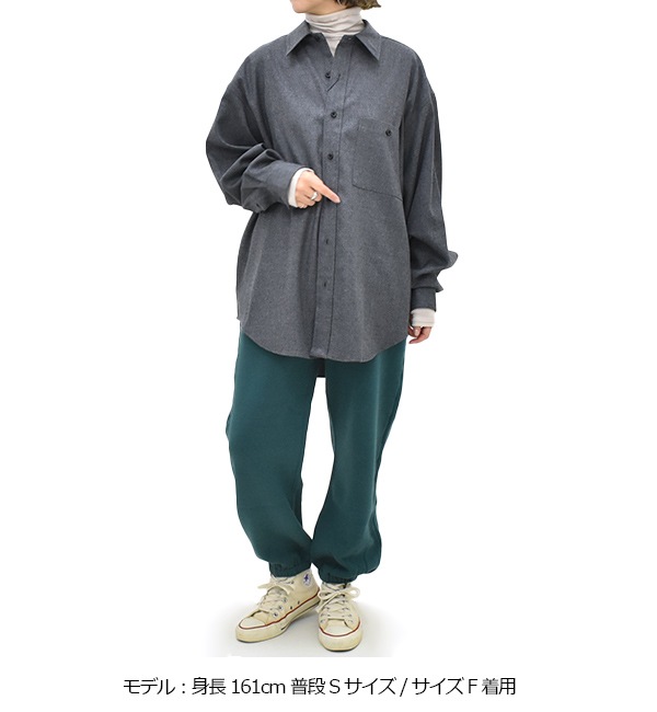 ��25AW��THE SHINZONE ���󥾡��� WOOL DADDY SHIRT ������ ���ǥ� ����� 25AMSBL05 ��ǥ�����������̵����