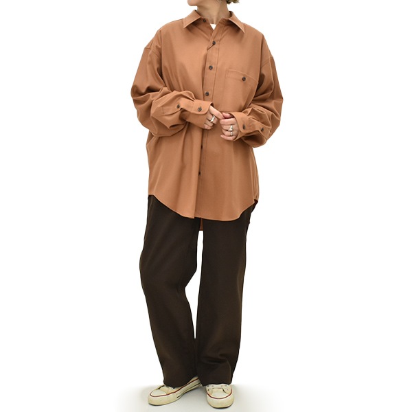 ��25AW��THE SHINZONE ���󥾡��� WOOL DADDY SHIRT ������ ���ǥ� ����� 25AMSBL05 ��ǥ�����������̵����