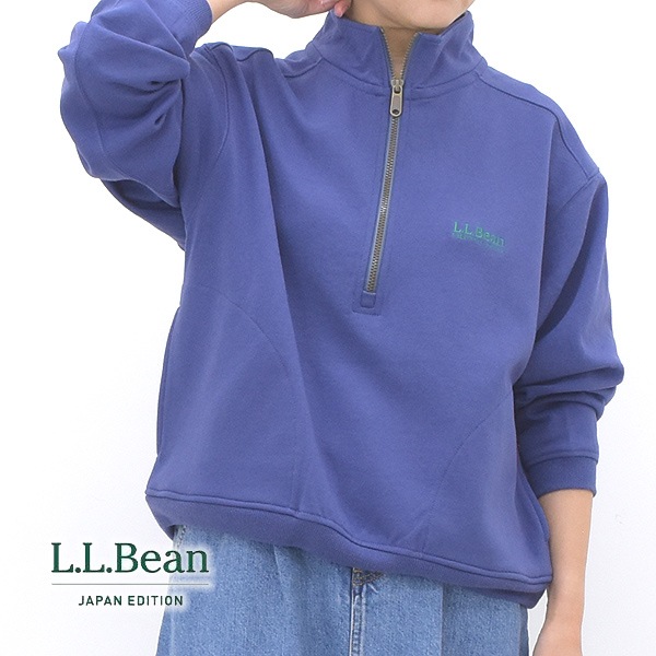 L.L.Bean Japan Edition ���륨��ӡ��� ����ѥ󥨥ǥ������ �ϡ��ե��åץ������å� "Portage Half-Zip Sweatshirt" 4175-5179 ��ǥ�����������̵����