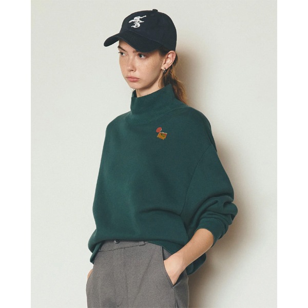 ��25AW��THE SHINZONE ���󥾡��� HIGH NECK COMMON SWEATSHIRT �ϥ��ͥå� ����� �������å� 25AMSCU11 ��ǥ�����������̵����