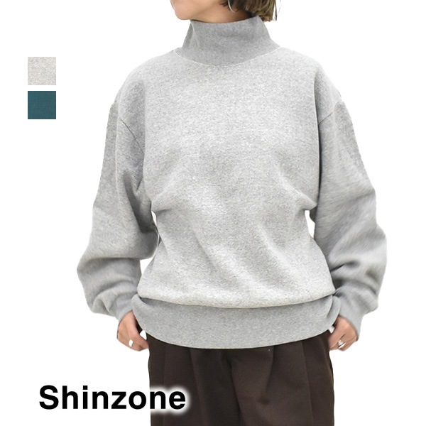 ��25AW��THE SHINZONE ���󥾡��� HIGH NECK COMMON SWEATSHIRT �ϥ��ͥå� ����� �������å� 25AMSCU11 ��ǥ�����������̵����