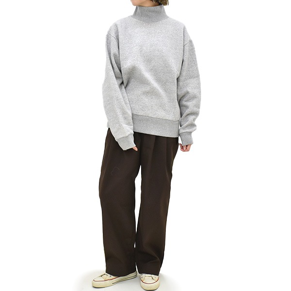 ��25AW��THE SHINZONE ���󥾡��� HIGH NECK COMMON SWEATSHIRT �ϥ��ͥå� ����� �������å� 25AMSCU11 ��ǥ�����������̵����