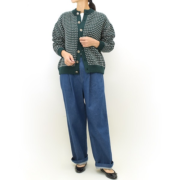 L.L.Bean Japan Edition ���륨��ӡ��� ����ѥ󥨥ǥ������ �С������� �����å���֥륻������ �����ǥ����� Wayne Washable Sweater Cardigan Bird's-Eye 3575-4131 ��ǥ�����������̵����