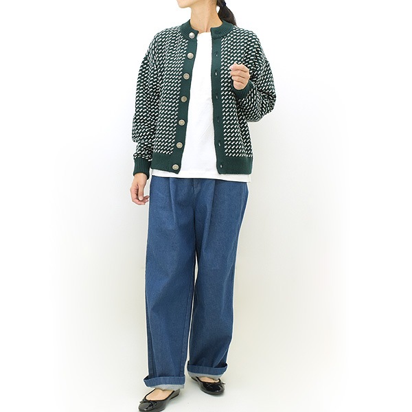 L.L.Bean Japan Edition ���륨��ӡ��� ����ѥ󥨥ǥ������ �С������� �����å���֥륻������ �����ǥ����� Wayne Washable Sweater Cardigan Bird's-Eye 3575-4131 ��ǥ�����������̵����