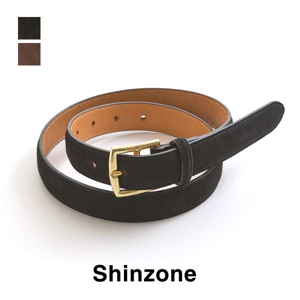 ��25AW��THE SHINZONE ���󥾡��� SUEDE PLUMP BELT �������� �ѥ�� �٥�� 25AMSIT04 ��ǥ�����������̵����