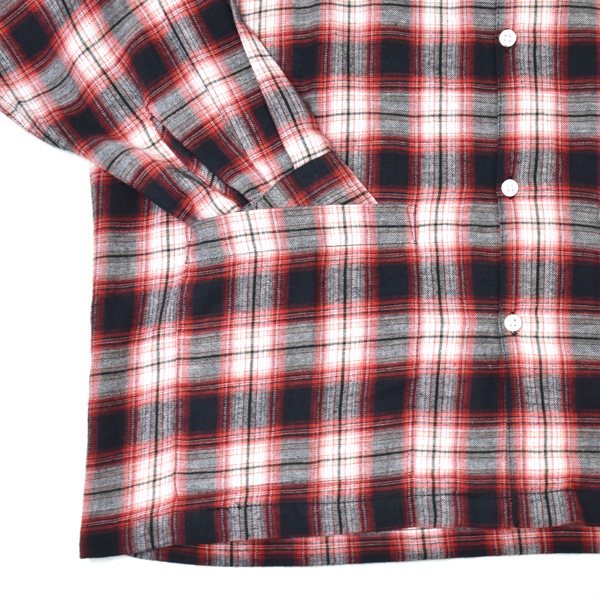 HIGH! STANDARD �ϥ������������ �֥�å���� �ե��ͥ� �������å������ BRUSHED FLANNEL WORK SMOCK SHIRT 1021308 ���Ӹ��� ��󥺡�����̵����