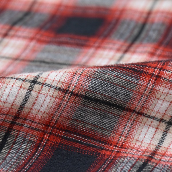 HIGH! STANDARD �ϥ������������ �֥�å���� �ե��ͥ� �������å������ BRUSHED FLANNEL WORK SMOCK SHIRT 1021308 ���Ӹ��� ��󥺡�����̵����