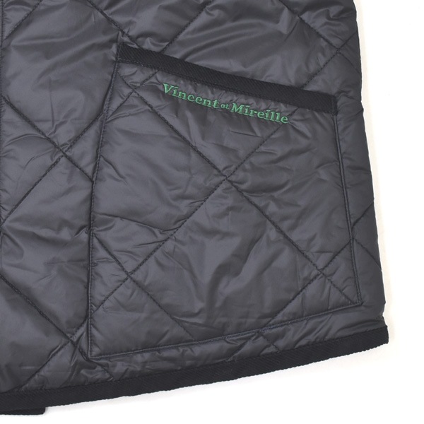 �ڥ�����/40%OFF��VINCENT ET MIREILLE �����󥽥󥨥ߥ쥤�� RIDING VEST ����ƥ��󥰥٥��� DQ25032 ��ǥ�����������̵���ۡ�25-26WINTER SALE�ۡ����ʡ����Բġ�