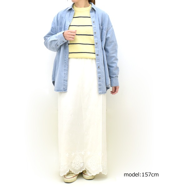 ��26SS��THE SHINZONE ���󥾡��� LACE APRON SKIRT �졼�� ���ץ��� �������� 26SMSSK03 ��ǥ�����������̵����