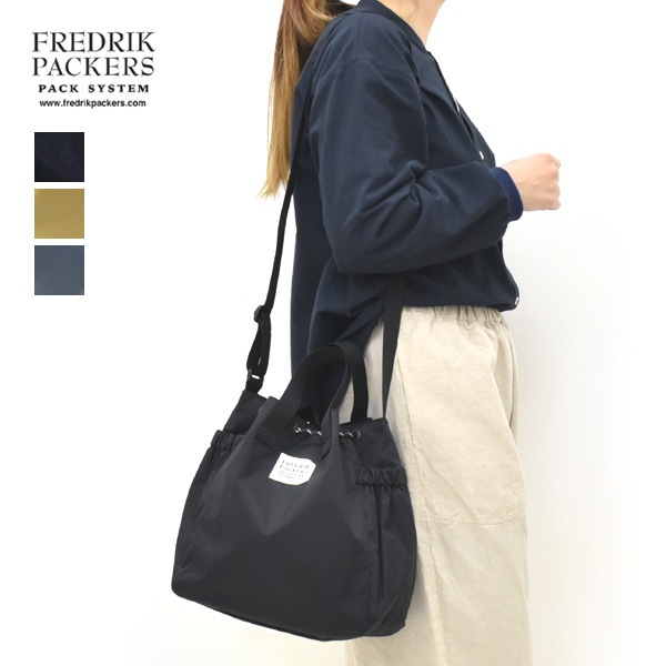 FREDRIK PACKERS フレドリックパッカーズ 巾着型2Wayショルダーバッグ