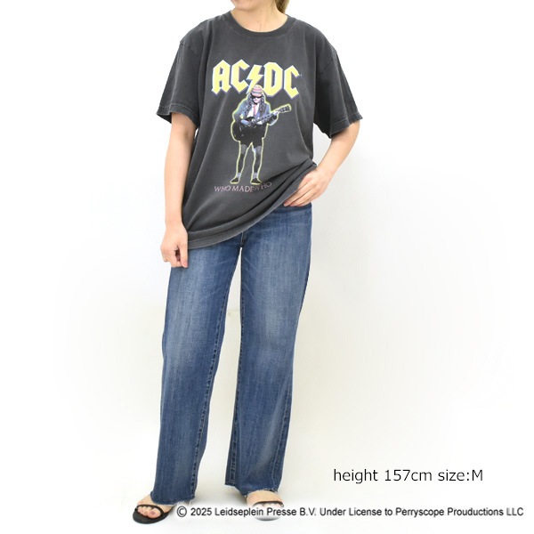 ��25SS��GOOD ROCK SPEED ���åɥ��å����ԡ��� ���å�TEE AC/DC �����ȥץ���T����� �Х��TEE 25ACD001W�ڥ���å��ݥ��Ȳġ�