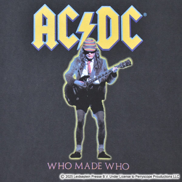 ��25SS��GOOD ROCK SPEED ���åɥ��å����ԡ��� ���å�TEE AC/DC �����ȥץ���T����� �Х��TEE 25ACD001W�ڥ���å��ݥ��Ȳġ�