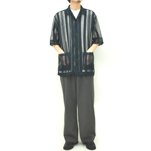 South2 West8 ġȥ Cabana Shirt -Poly Lace- ݥ졼Хʥ Ⱦµ QV602 󥺡̵