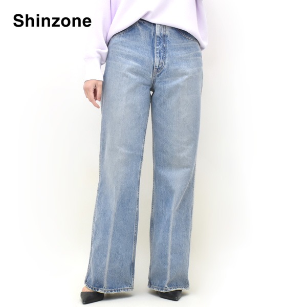 ��26SS��THE SHINZONE ���󥾡��� PARISIENNE DENIM PANTS TYPE-2 �ѥꥸ����� �ǥ˥� ���󥿡��ץ쥹 ���ߥ磻�� 26SMSPA09 ��ǥ�����������̵����