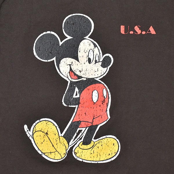 Goodwear ���åɥ����� Mickey L/S TEE-3 �ߥå����ޥ��� U.S.A ���󥰥��꡼��T����� Ĺµ LCS-263003 ��ǥ����� ��� ��˥��å���������̵����
