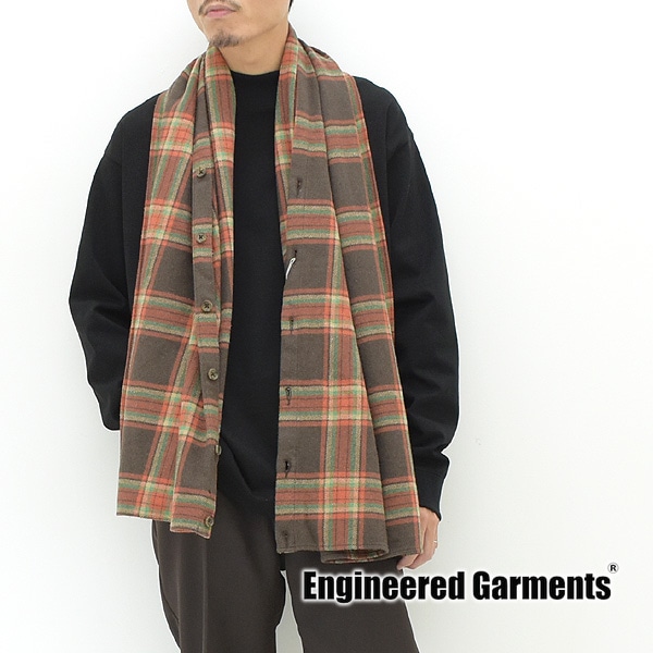 Engineered Garments 󥸥˥ɥ ܥ󥷥硼 Button Shawl -Big Plaid Heavy Twill- LN324 ˥å̵