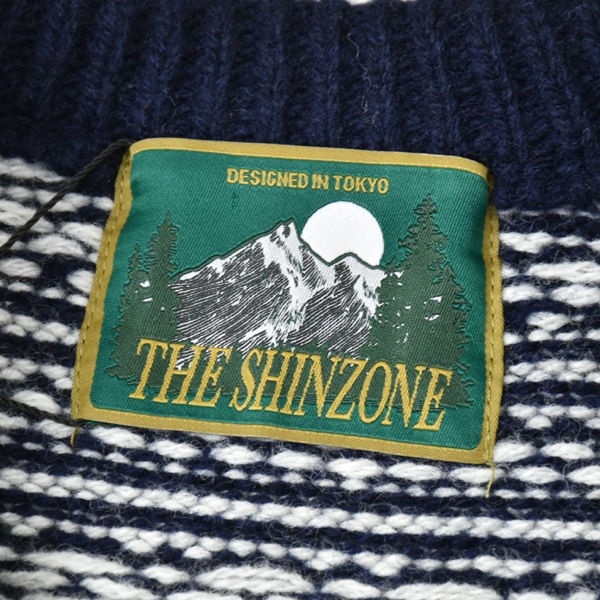 ��25AW��THE SHINZONE ���󥾡��� NORWAY KNIT CARDIGAN �Υ륦���� �˥å� �����ǥ����� 25AMSNI05 ��ǥ�����������̵����