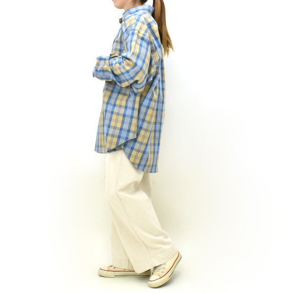 ��26SS��THE SHINZONE ���󥾡��� CHECK DADDY SHIRT �����å� ���ǥ� ����� 26SMSBL11 ��ǥ�����������̵����