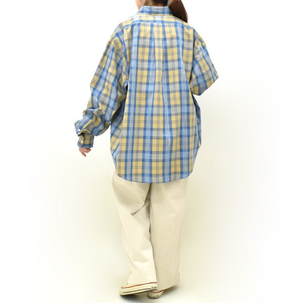 ��26SS��THE SHINZONE ���󥾡��� CHECK DADDY SHIRT �����å� ���ǥ� ����� 26SMSBL11 ��ǥ�����������̵����