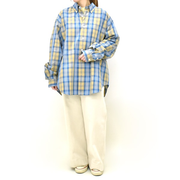 ��26SS��THE SHINZONE ���󥾡��� CHECK DADDY SHIRT �����å� ���ǥ� ����� 26SMSBL11 ��ǥ�����������̵����