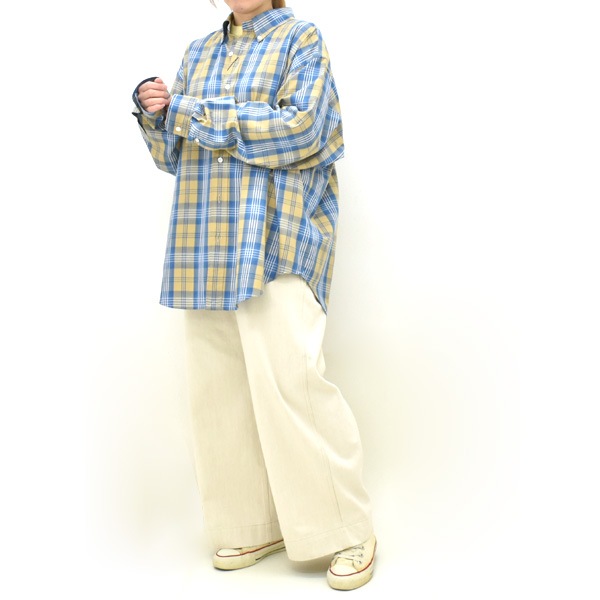 ��26SS��THE SHINZONE ���󥾡��� CHECK DADDY SHIRT �����å� ���ǥ� ����� 26SMSBL11 ��ǥ�����������̵����