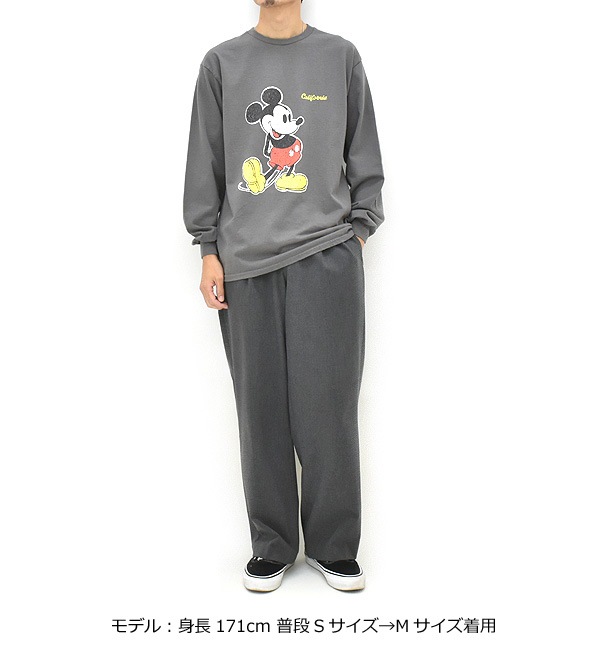 Goodwear ���åɥ����� Mickey L/S TEE-1 �ߥå����ޥ��� california ���󥰥��꡼��T����� Ĺµ LCS-263001 ��ǥ����� ��� ��˥��å���������̵����