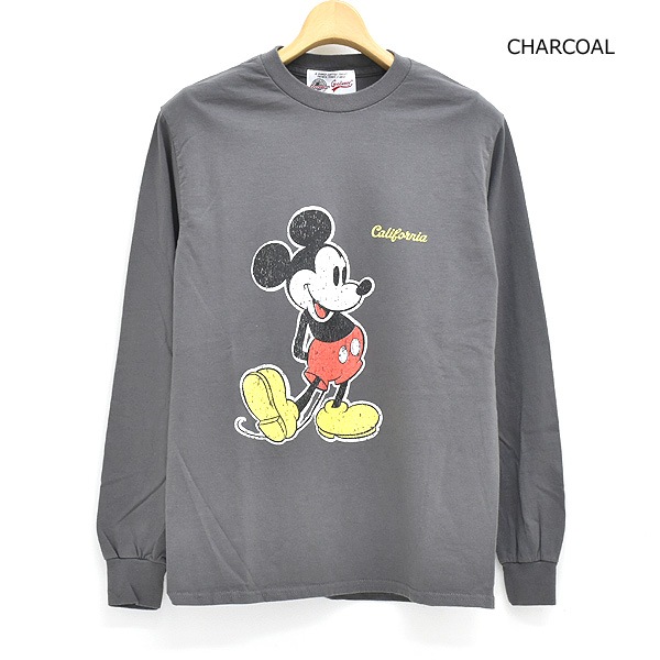 Goodwear ���åɥ����� Mickey L/S TEE-1 �ߥå����ޥ��� california ���󥰥��꡼��T����� Ĺµ LCS-263001 ��ǥ����� ��� ��˥��å���������̵����