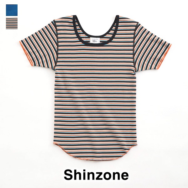24MMץ륳쥯ۥ󥾡 THE SHINZONE MULTI BORDER TEE ޥܡT 24MMSCU15̵ۡڥåݥȲġ