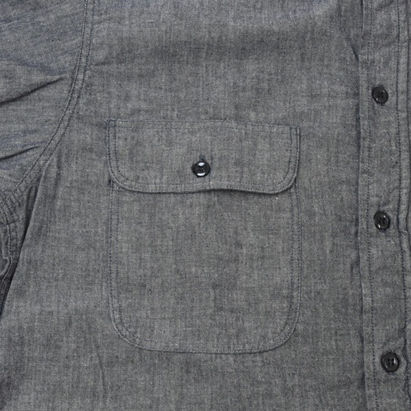 orSlow ���������� �֥�å������֥졼 �������� BLACK CHAMBRAY WORK SHIRT 01-8064-61 ��� ������������̵����