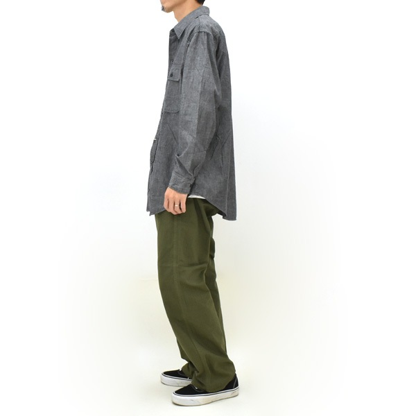 orSlow ���������� �֥�å������֥졼 �������� BLACK CHAMBRAY WORK SHIRT 01-8064-61 ��� ������������̵����