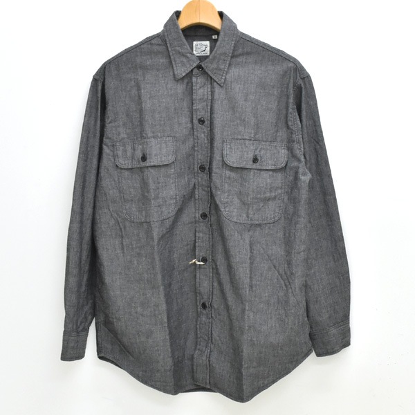 orSlow ���������� �֥�å������֥졼 �������� BLACK CHAMBRAY WORK SHIRT 01-8064-61 ��� ������������̵����