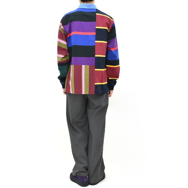 ��25AW��South2 West8 �������ġ��������ȥ����� �饬������� ���쥤�����ѥ����� Rugger Shirt -Cotton Plainstitch / Crazy Pattern B- RW651������̵����