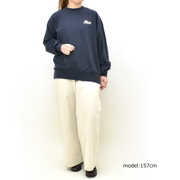 ��26SS��THE SHINZONE ���󥾡��� JAZZ GROOVE SWEAT SHIRT ���㥺 ���롼�� �������å� ����� 26SMSCU10 ��ǥ�����������̵����