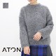 ATON ȥ MOHAIR SHAGGY BOTTLENECK PULLOVER إ㥮ܥȥͥåץ륪С AT-KRAGIW0917 ǥ̵