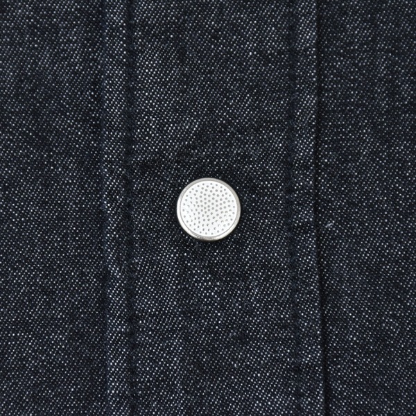 orSlow ���������� ���������󥷥�� �֥�å��ǥ˥� WESTERN SHIRT BLACK DENIM 01-8124-D61 ��� ������������̵����