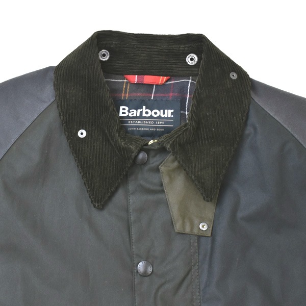��25AW��Barbour �Х֥� �ѥå���� �ȥ�󥹥ݡ��� ��å������㥱�å� PATCHWORK TRANSPORT WAX JACKET MWX2499 �ޥ�����顼������̵����