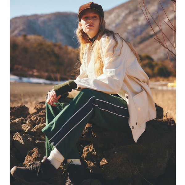 ��25AW��THE SHINZONE ���󥾡��� BI COLOR TRACK PANTS �Х����顼 �ȥ�å� �ѥ�� 25AMSPA06 ��ǥ�����������̵����