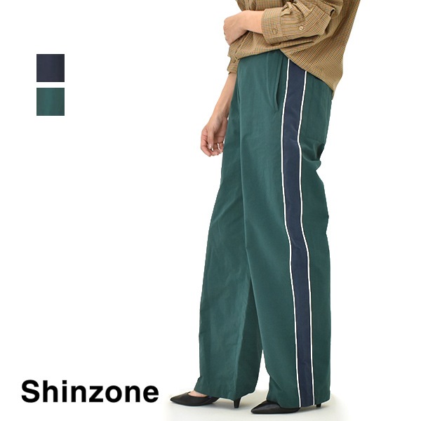 ��25AW��THE SHINZONE ���󥾡��� BI COLOR TRACK PANTS �Х����顼 �ȥ�å� �ѥ�� 25AMSPA06 ��ǥ�����������̵����