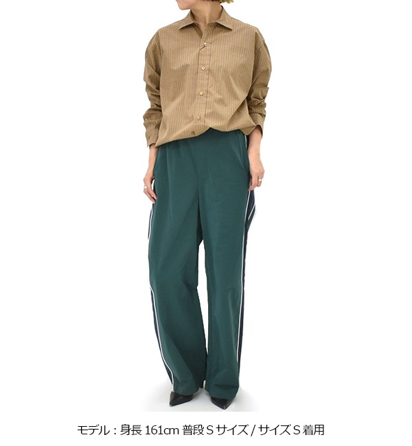 ��25AW��THE SHINZONE ���󥾡��� BI COLOR TRACK PANTS �Х����顼 �ȥ�å� �ѥ�� 25AMSPA06 ��ǥ�����������̵����